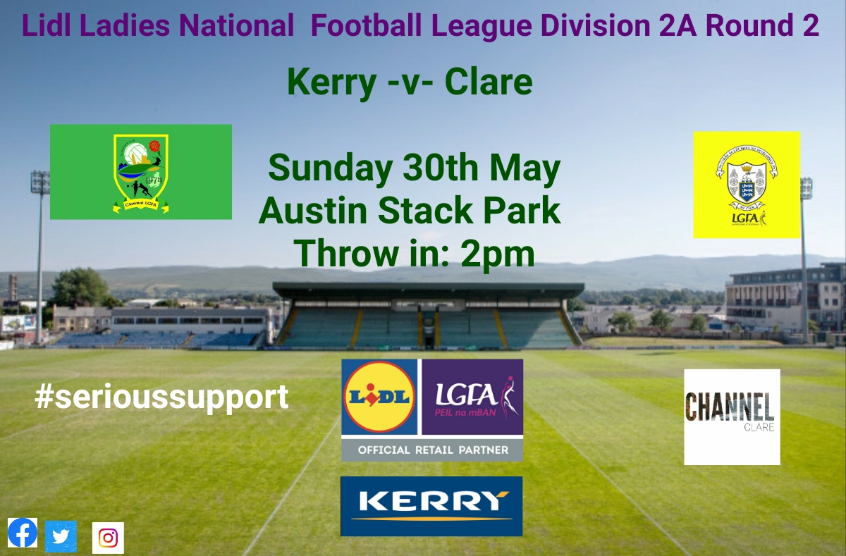 Kerry v Clare Team News Kerry LGFA