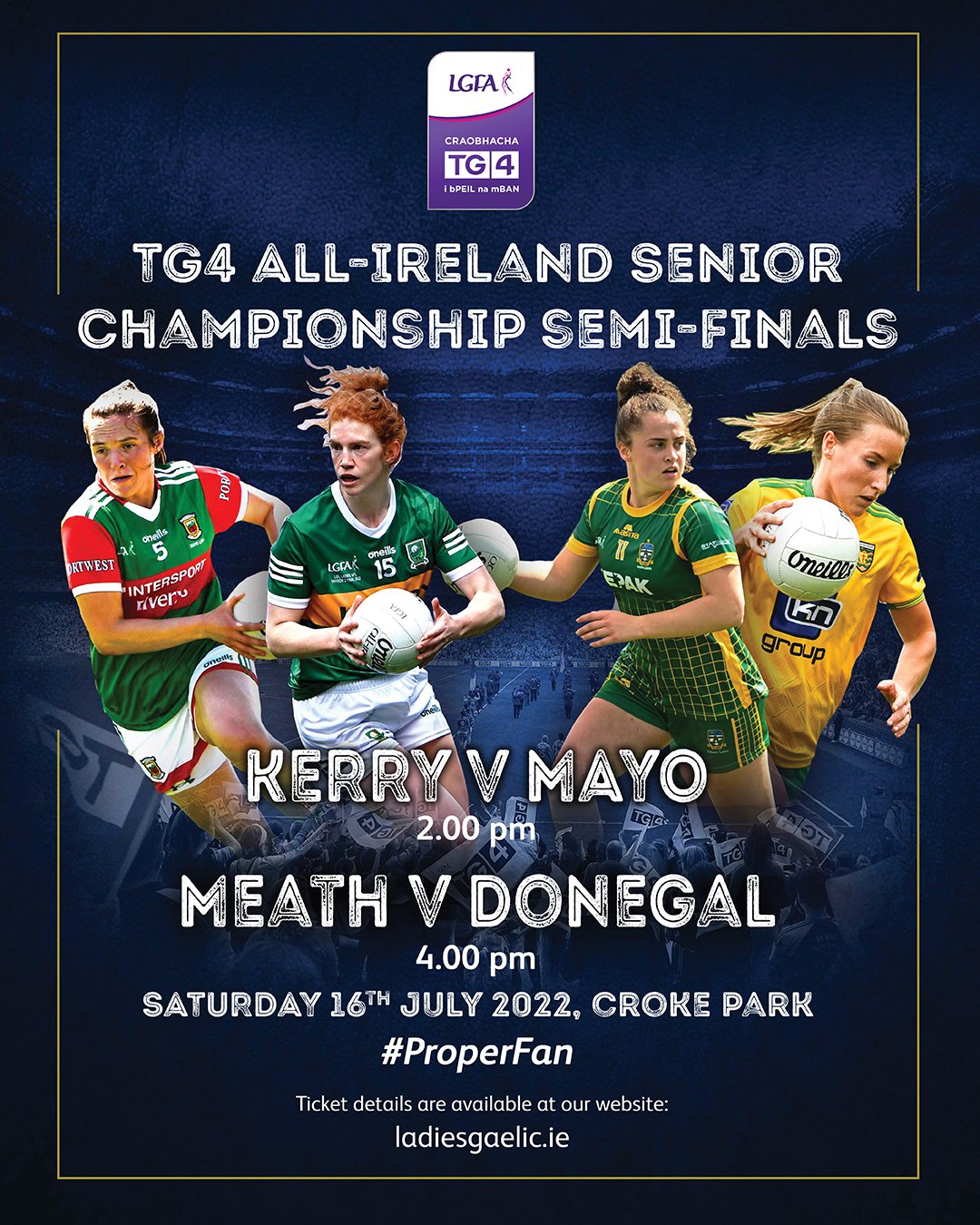 Team named for TG4 All Ireland Senior Championship Semi Final Kerry LGFA